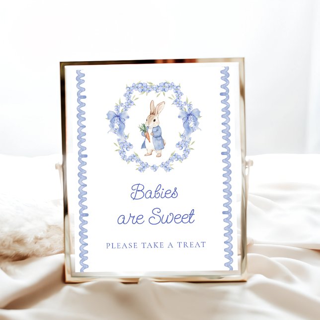 Affiche Peter Lapin Bébé Bébé sont doux Prenez un traiteme (Créateur téléchargé)