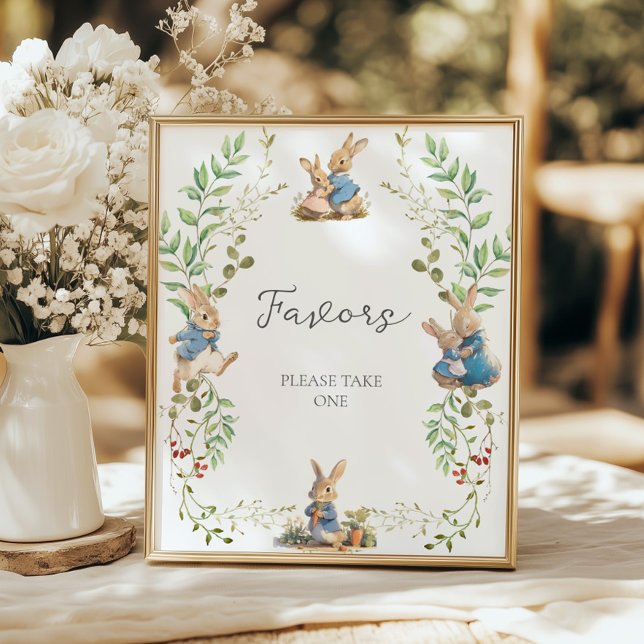 Affiche Peter le lapin Botanical Genre Révéler Faveurs (Créateur téléchargé)