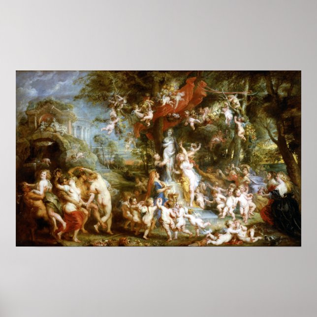 Affiche Peter Paul Rubens La fête de Vénus (Devant)