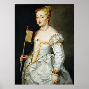 Affiche Peter Paul Rubens Portrait d'une dame