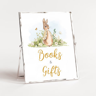 Affiche Peter Rabbit Baby showers Livres et cadeaux
