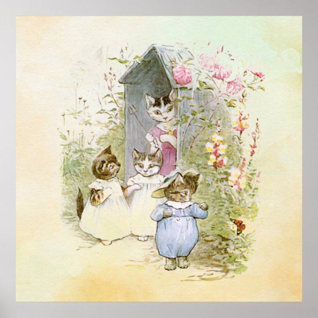 Affiche Peter Rabbit (chats) (Devant)