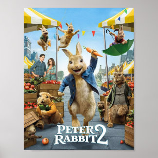 Affiche peter rabbit le film fureur
