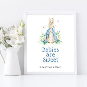 Affiche Peter Rabbit Les bébés sont doux