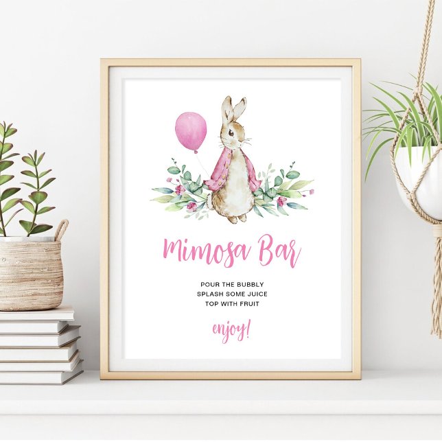 Affiche Peter Rabbit Mimosa Bar (Créateur téléchargé)