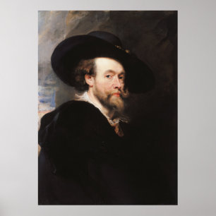 Affiche Peter Rubens Portrait de l'artiste
