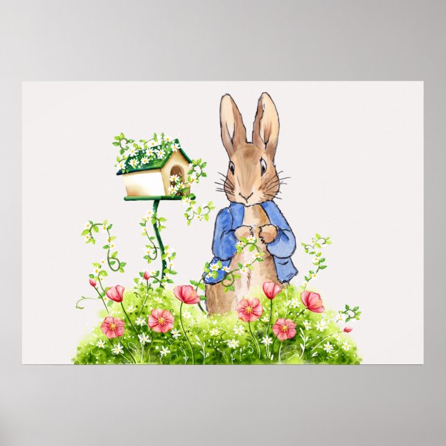 Affiche Peter the Rabbit in His Garden   (Devant)