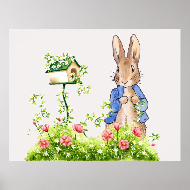 Affiche Peter the Rabbit in His Garden   (Devant)