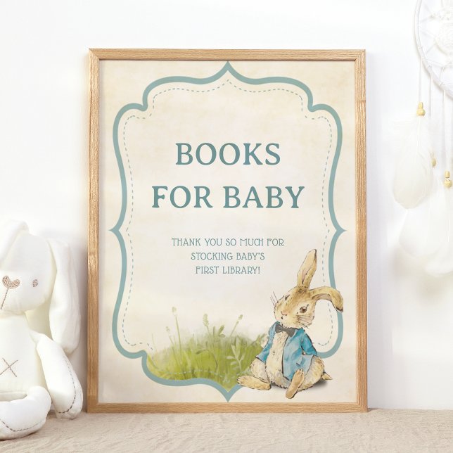 Affiche Peter The Rabbit Livres De Jeu Pour Bébé Jeu (Créateur téléchargé)