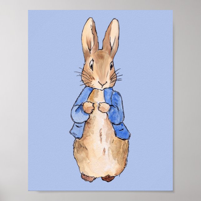 Affiche Peter with Blue Background (Devant)