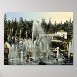 Affiche Peterhof de château, classe de St Petersburg,