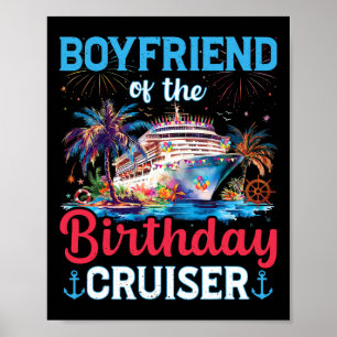 Affiche Petit ami de la croisière d'anniversaire drôle de