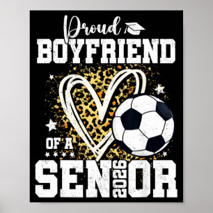Affiche Petit ami fier d'une remise de diplôme de football