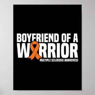 Affiche Petit Amis D'Un Guerrier Ms Multiple Sclerosis Awa