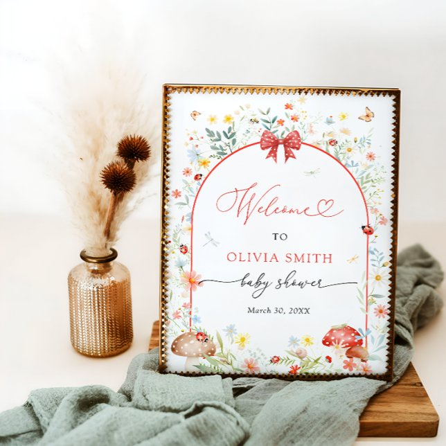 Affiche Petit Amour Bug Baby shower Bienvenue (Créateur téléchargé)