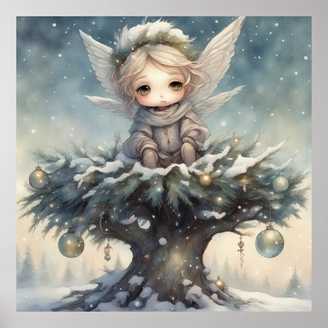 Affiche Petit Ange de Noël (Devant)