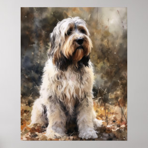Affiche Petit Basset Griffon Vendeen Chien Art Imprimer Po