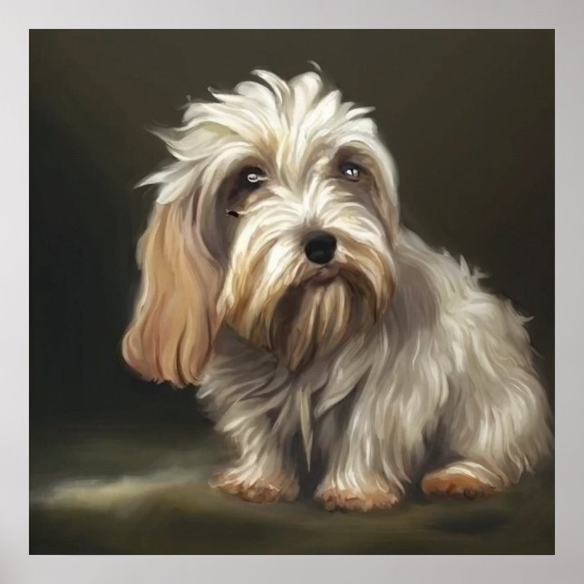 Affiche Petit Basset Griffon Vendeen - Portrait de chien (Devant)