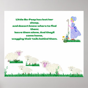 Affiche Petit Bo-Peep point photo fantastique