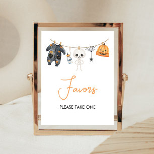 Affiche Petit Boo Halloween Ligne de vêtements Favors Pann