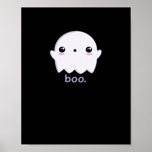 Affiche Petit Boo mou Halloween