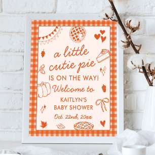 Affiche Petit Bout de Chou en Route ! Fête de Naissance Au
