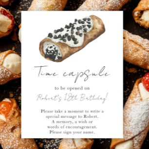Affiche Petit Capsule Temporel Cannoli 1er anniversaire