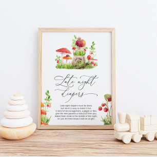 Affiche Petit Champignons sauvages Dernière Nuit Diapeurs