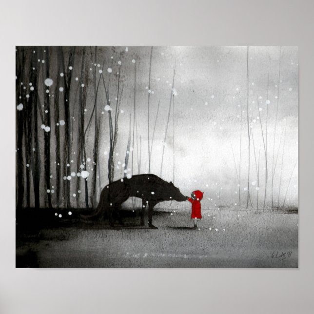 Affiche Petit Chaperon Rouge ~ Le Premier Toucher (Devant)