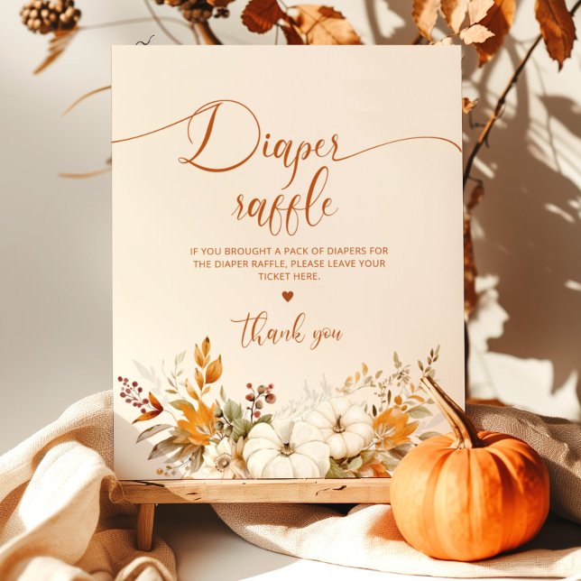 Affiche Petit citrouille tombera de la tombola de couche (Créateur téléchargé)