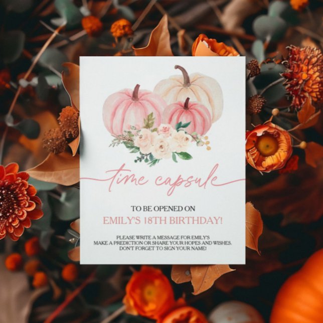 Affiche Petit Citrouille Tourne un seul signe de la capsul (Créateur téléchargé)