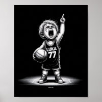 Petit cri Luka par en colère et fâché contre toi