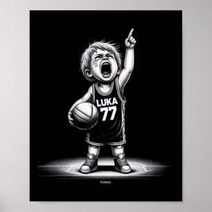 Affiche Petit cri Luka par en colère et fâché contre toi