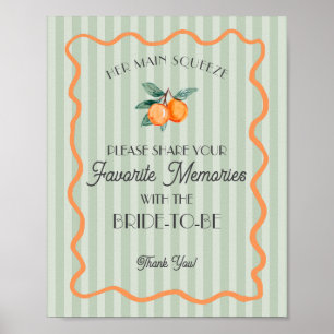 Affiche Petit Cute Principal Souvenir Préféré Mariée