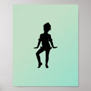 Affiche Petit Danseur Vert