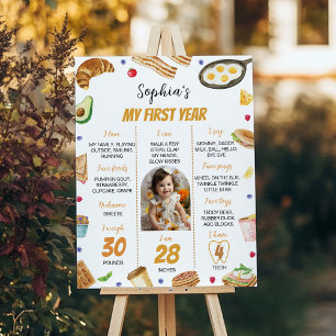 Affiche Petit-déjeuner Brut 1er anniversaire Jalon de la p