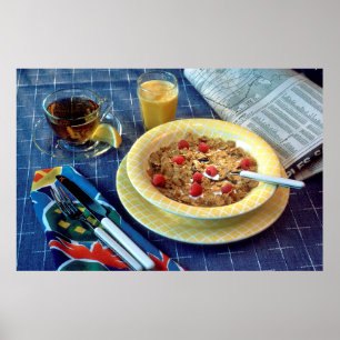 Affiche Petit déjeuner matinal