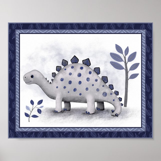 Affiche Petit Dinosaure - Stegosaurus (Devant)