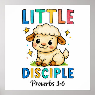 Affiche Petit disciple Proverbes 3:6
