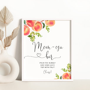 Affiche Petit écriteau maman-osa de pêche