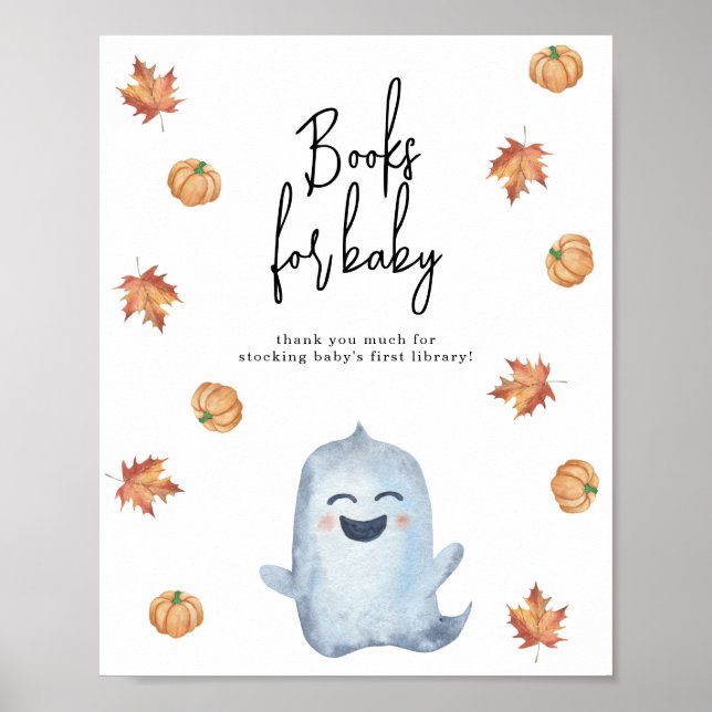 Affiche Petit fantôme - Livres pour bébé (Devant)