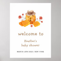 Petit Fleur sauvage Honey Bee Baby shower Bienvenu