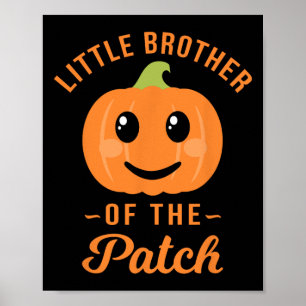 Affiche Petit Frère Du Citrouille De Patch Halloween T Sh