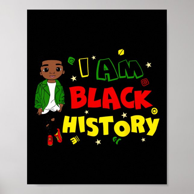 Affiche Petit garçon je suis le Mois de l'histoire des Noi (Devant)