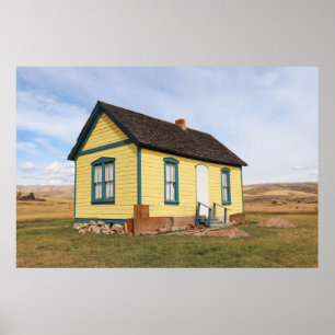 Affiche Petit gîte jaune