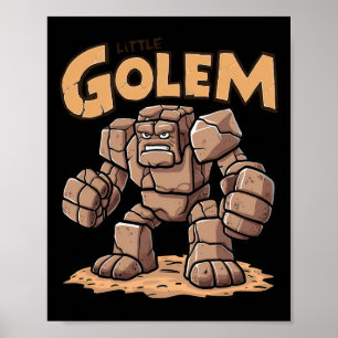 Affiche Petit Golem Retour À L'école Enfant Golem 