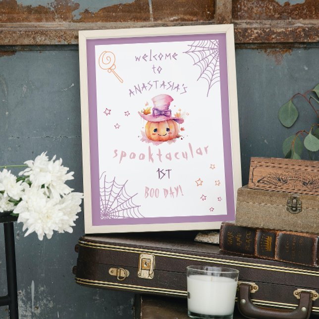 Affiche Petit hulu Presque Dû Anniversaire Fille de Hallow (Créateur téléchargé)