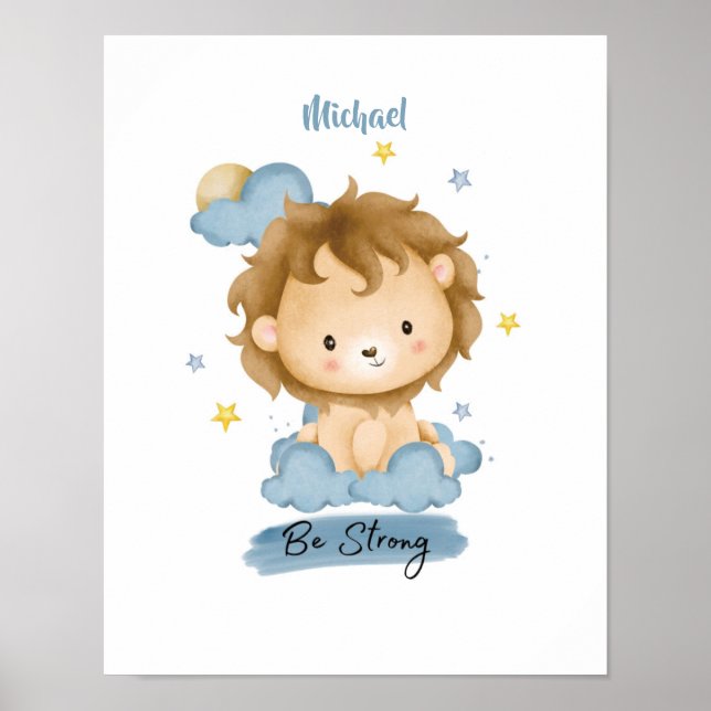 Affiche Petit Lion des Leçons du Nuage (Devant)