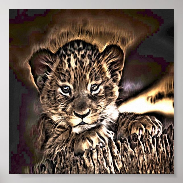 Affiche Petit lionceau (Devant)