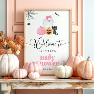 Affiche Petit livre presque dû baby shower accueil